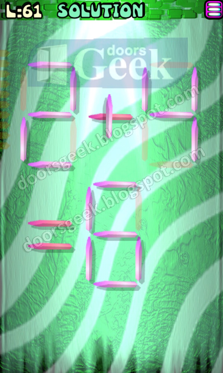 Matches Puzzle [Episode 4] Level 61 Solution Doors Geek